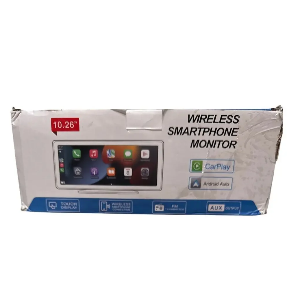 Carplay Screen 10.26 inch Screen Apple, Android, Music, Video Camera Dash Cam